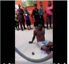 Image result for photo of man who stripped in the bank