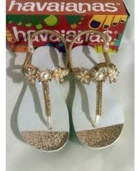 Resultado de imagem para havaianas com perola