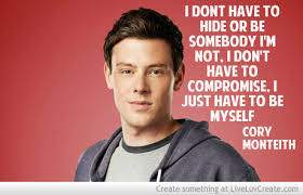 Cory Monteith Quotes Inspirational. QuotesGram via Relatably.com