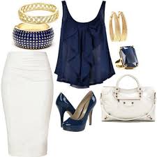 Image result for blue dress outfit ideas