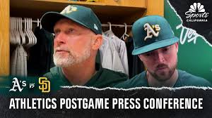 Mark Kotsay, Jeffrey Springs discuss costly mistakes in loss to Padres