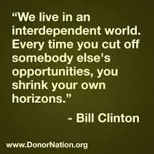 We live in an interdependent world. Every time you cut off ... via Relatably.com