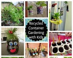 Image of Upcycled container garden