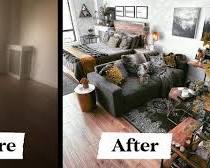 Image of beforeandafter onebedroom apartment makeover