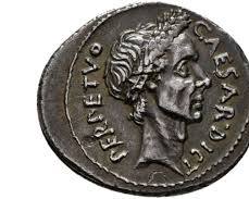 Image of Roman coins Julius Caesar era
