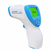 HoMedics Non-Contact Infrared Forehead Thermometer, Fast Accurate Results, High-Fever Alert with 4-in-1 Readings