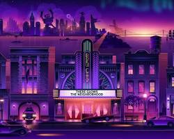 futuristic NBC peacock logo 2076 hologram skyscraper city 50 years in the future scifi broadcast center, AI generated