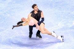 Laurence Fournier Beaudry et Guillaume Cizeron bousculés par les médias américains
