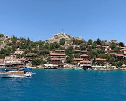 Simena Kaleköy Kaş resmi