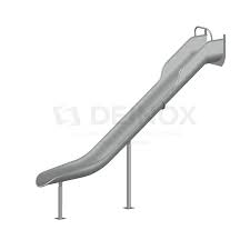 Straight Half-Round Slide DEINOX RNP-35 H2500 | DEINOX