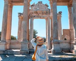 Aphrodisias Müzesi ve antik kenti genel görünüm heykeller resmi