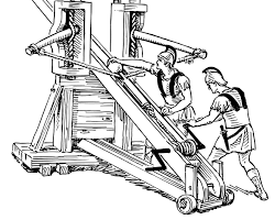 Image of Carolingian ballista medieval projectile weapon