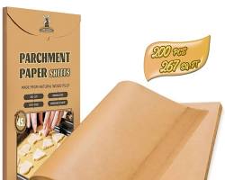Hình ảnh về Parchment paper baking sheet