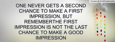 Best 5 popular quotes about first impression wall paper English ... via Relatably.com