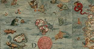 Image result for there be dragons map