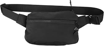 Amazon.com | Sports Waist Bag Large Capacity Nylon Fanny Pack for Workout Running Traveling (Black) | Waist Packs