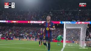 ¡Van por todo! Gol de Raphinha para el 4-1 del Barcelona vs. Racing