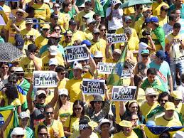 Resultado de imagem para fotos das manifestacoes contra dilma