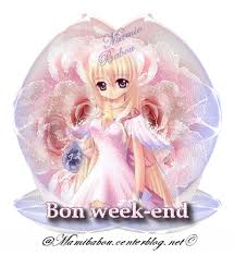 Résultat de recherche d'images pour "image manga bon weekend"