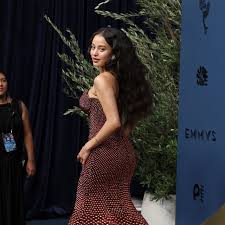 Chase Infiniti’s 2026 Emmys Dress Is Made Entirely from Teeny Tiny Spheres