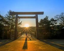 伊勢神宮で初日の出