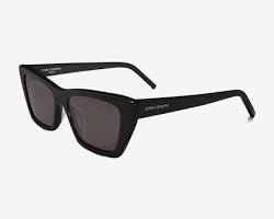 Image of Kính Yves Saint Laurent Mica 'Black' SL 276 001