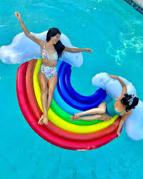 Member's Mark 2 Person Rainbow Float