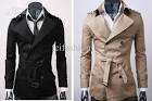 Double breasted trench coat men