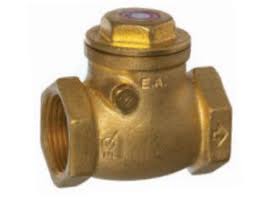 Threaded Swing Check Valve - Brass - 1-1/2" NPT Female