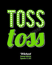 Toss Toss&quot; - Wicked Quote by Glinda / Galinda during the &quot;Popular ... via Relatably.com