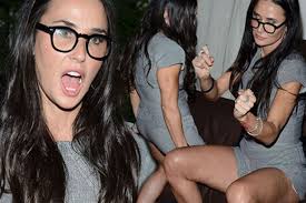Demi Moore narrowly avoids wardrobe malfunction during crazy dance at swanky Chanel party - Demi%2520Moore