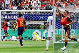 IN BEELD. Fabian Ruiz knalt Spanje op voorsprong maar Charles De Ketelaere brengt Duivels weer op gelijke hoogte!