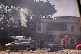 Gas station explodes in Rome, injuring at least nine first responders