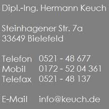 Ingenieurbüro Hermann Keuch - Kontakt-Daten und Impressum