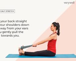 Calf stretch exercise