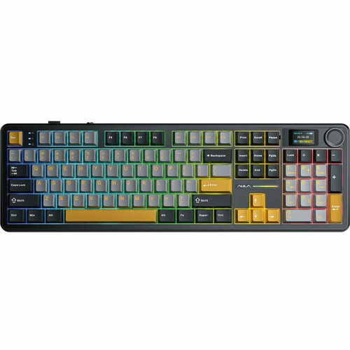 AULA F108 Pro 104-Key Wireless Hot Swappable Mechanical Gaming Keyboard
