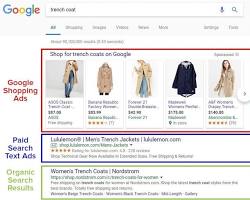 Google Shopping ads displaying products with images and prices resmi