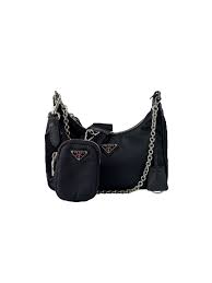 Prada black Re-Edition 2005 small Tessuto shoulder bag 31
