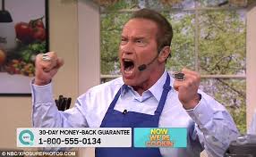 Arnold Schwarzenegger re-enacts famous lines in QVC spoof on Jimmy ... via Relatably.com