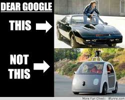 driverless google car knight rider | Funny Pictures | Pinterest ... via Relatably.com