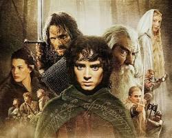 Lord of the Rings: The Fellowship of the Ring movie poster resmi