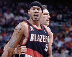 Rasheed Wallace angry