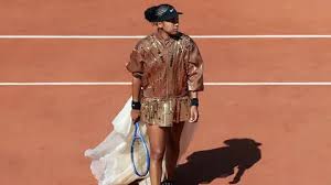 Naomi Osaka’s Sparkling Gold Dress Had Her Opponent Big Mad