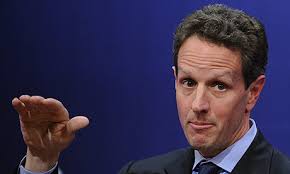 US Treasury Secretary Timothy Geithner&#39;s comments caused the dollar to tumble. Photograph: AFP/Getty Images - Timothy-Geithner-001