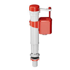1 Pcs Red White Toilet Water Inlet Valve, Bottom Inlet ...