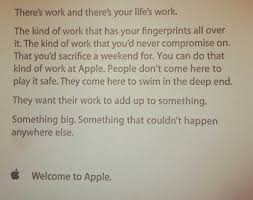 This Is The Inspirational Quote Apple Employees Receive On Day One ... via Relatably.com