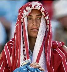 Sabalenka battles into last 16 to set up another clash with Osaka