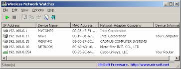 Download Wireless Network Watcher Free Software untuk Mengintip Pengguna Wifi