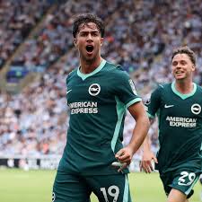 Man United vs Brighton: Charalampos Kostoulas pulls a goal back for Brighton to reduce the deficit - Sky Sports