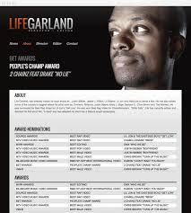 Life Garland required a site to showcase his work, on a strict budget. StirStudios customized a template chosen by the client. - WEB-LifeGarland-02